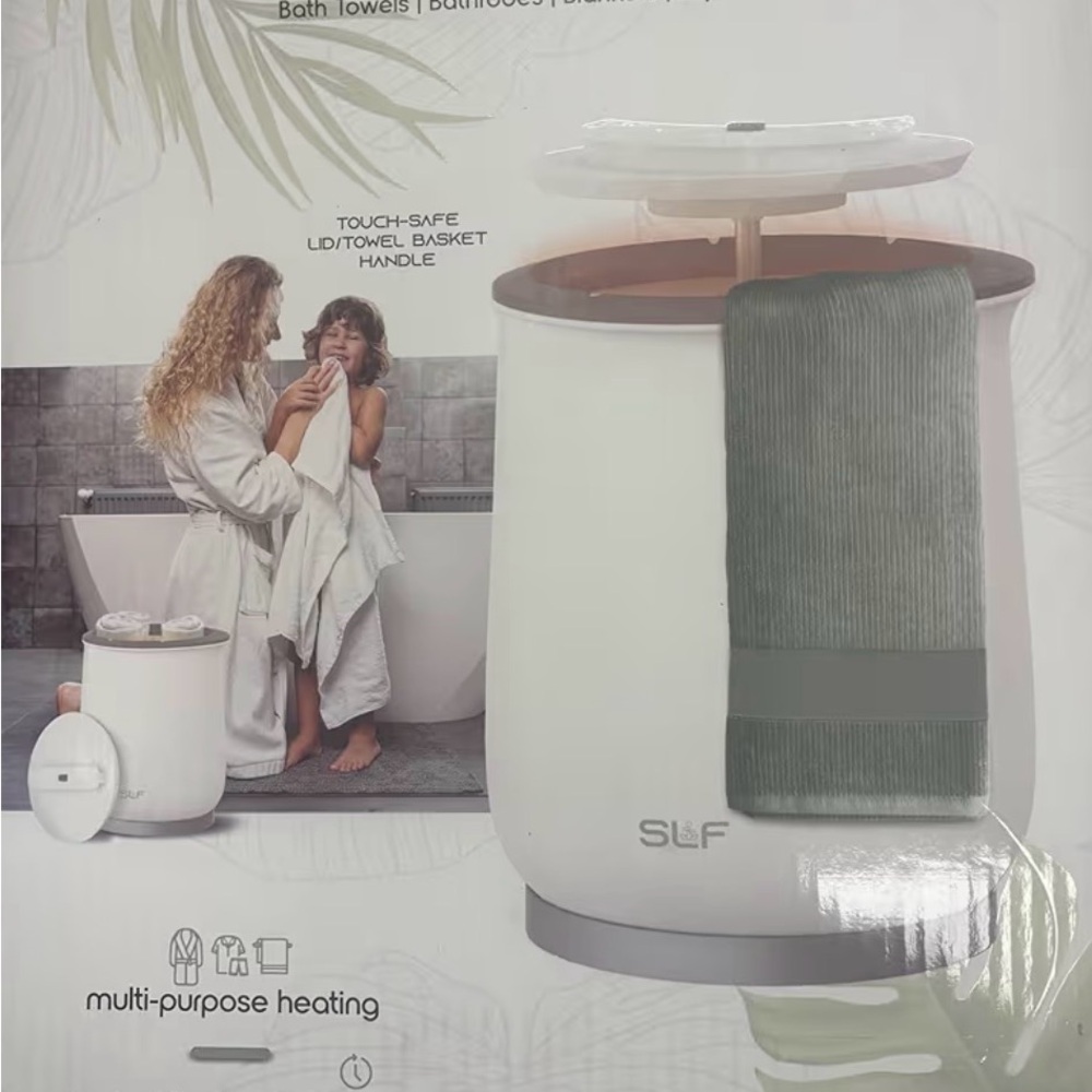 SLF White and Gray Multi-Purpose Towel Warmer
